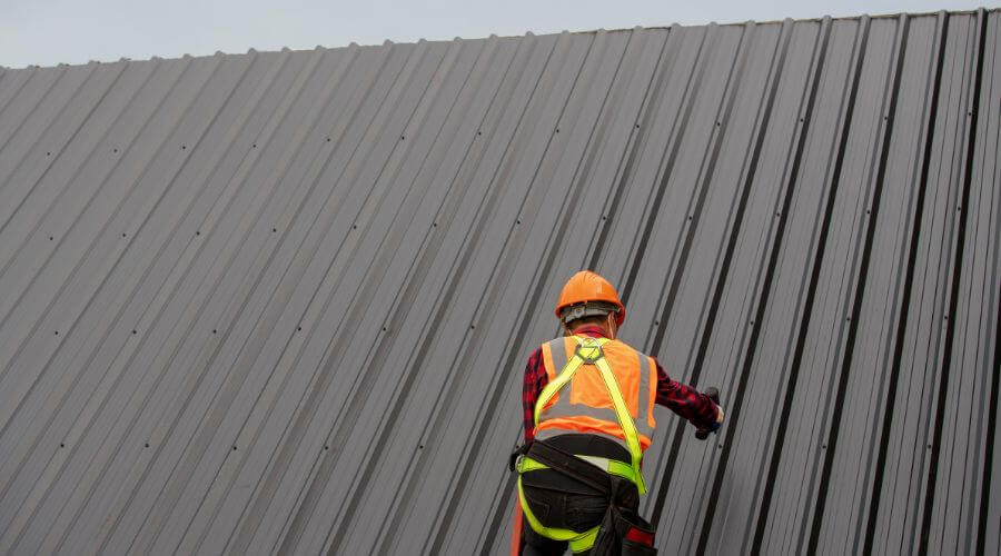 Professional metal roof installation services in Terral, OK